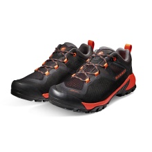 Mammut Hiking Shoes Sapuen Low GTX (Suede, waterproof) black/red Men